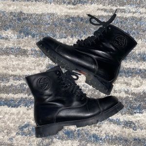 Gucci combat boots